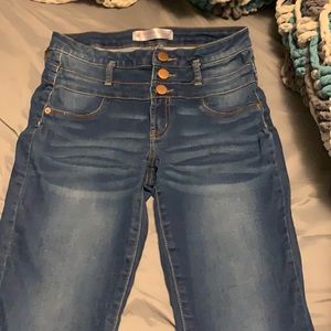 Dark blue skinny jeans